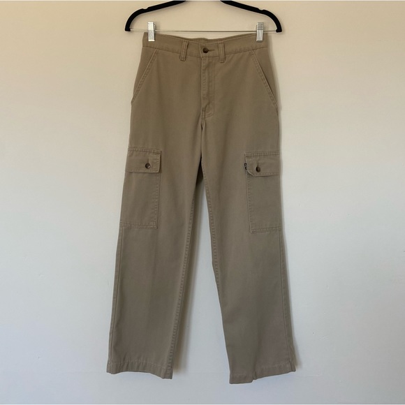 Levi's Denim - Vintage Rare Levi’s Made in Canada Cargo Utility Pants in Khaki Brown size 25